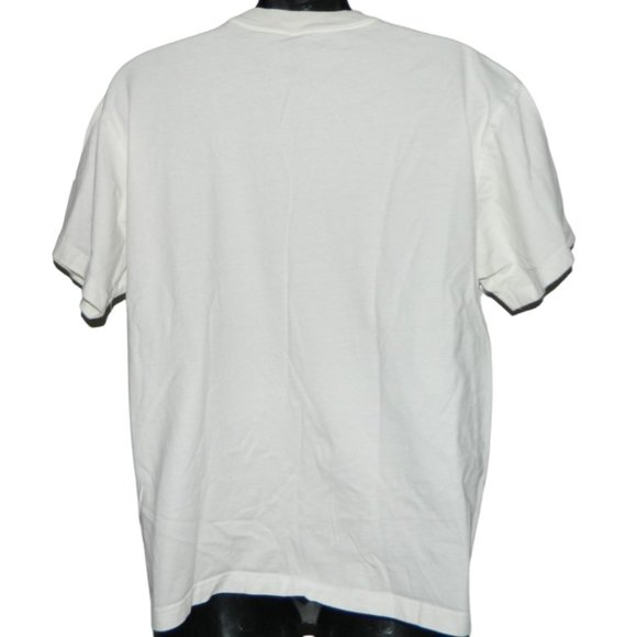 3 for/ $25 Champs Sport Mens White Plain High Crew Neck T-Shirt Size Medium - Picture 5 of 7